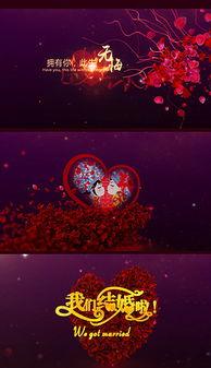 婚礼片头视频素材,婚礼片头视频精彩回顾